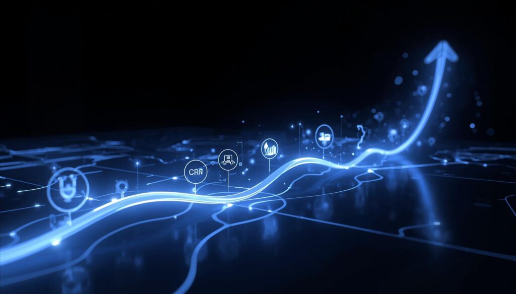 Simple Flow of Sales Tech With Strategy